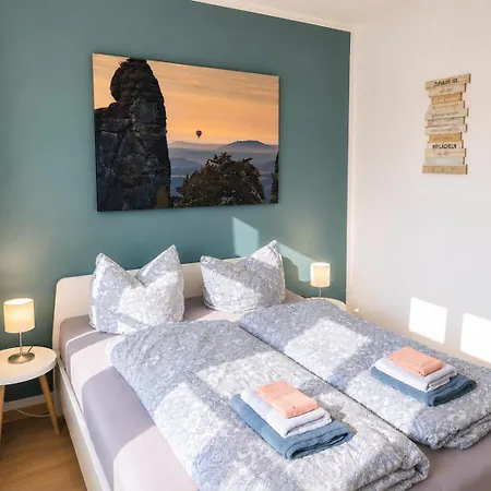 Appartement Urlaubsmagie - Farngruen - Sauna & Saisonaler Pool - F4 Sebnitz